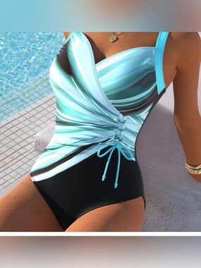 Plus size One piece swim suit